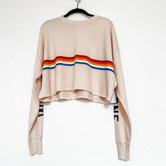 Spiritual Gangster All One Oversized Crop Long Sleeve Size Small - Picture 3 of 10